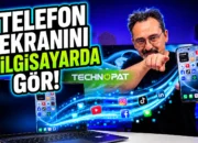 Telefon ekranı bilgisayara kablosuz nasıl yansıtılır?