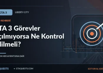 GTA 3 Görevler Açılmıyorsa Ne Kontrol Edilmeli? — GTAQUESTS özgün illüstrasyon kapağı
