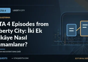 GTA 4 Episodes from Liberty City: İki Ek Hikâye Nasıl Tamamlanır? — GTAQUESTS özgün illüstrasyon kapağı