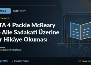 GTA 4 Packie McReary ve Aile Sadakati Üzerine Bir Hikâye Okuması — GTAQUESTS özgün illüstrasyon kapağı