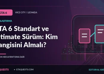 GTA 6 Standart ve Ultimate Sürüm: Kim Hangisini Almalı? — GTAQUESTS özgün illüstrasyon kapağı