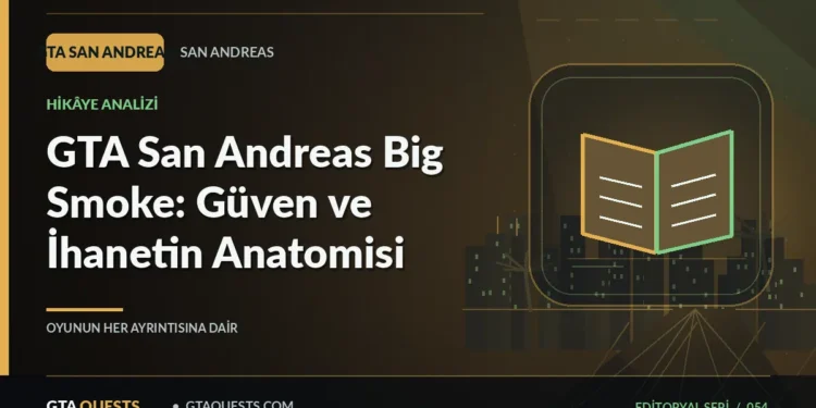 GTA San Andreas Big Smoke: Güven ve İhanetin Anatomisi — GTAQUESTS özgün illüstrasyon kapağı
