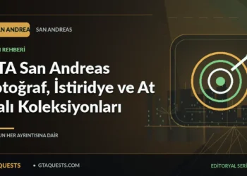 GTA San Andreas Fotoğraf, İstiridye ve At Nalı Koleksiyonları — GTAQUESTS özgün illüstrasyon kapağı