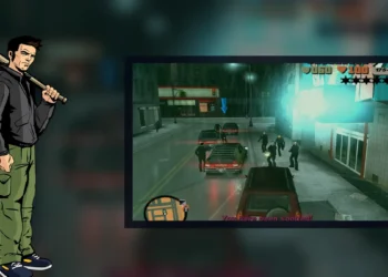 Staunton'ın Yüksek Binaları: Claude Neden Küçülür? - GTA 3 sahnelerinden olusturulmus GTAQUESTS basliksiz kapak