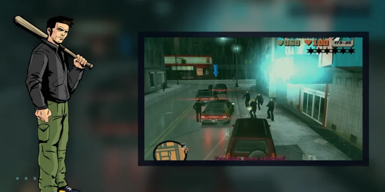 Staunton'ın Yüksek Binaları: Claude Neden Küçülür? - GTA 3 sahnelerinden olusturulmus GTAQUESTS basliksiz kapak