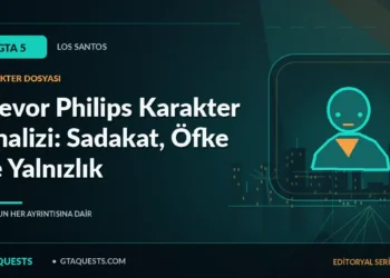 Trevor Philips Karakter Analizi: Sadakat, Öfke ve Yalnızlık — GTAQUESTS özgün illüstrasyon kapağı